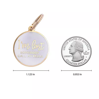 Two Tails Pet Company 'I'm Lost, Somebody Call My Mama' Pet ID Tag - Image 5
