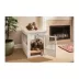 New Age Pet® ECOFLEX® End Table & Dog Crate, Grey and Antique White image thumbnail 2