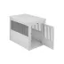 New Age Pet® ECOFLEX® End Table & Dog Crate, Grey and Antique White image thumbnail 4