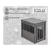 New Age Pet® ECOFLEX® End Table & Dog Crate, Grey and Antique White image thumbnail 5