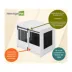 New Age Pet® ECOFLEX® Barn Door End Table Dog Crate, Grey & White image thumbnail 6