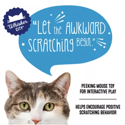 Product Whisker City® Peeking Mouse Scratching Post