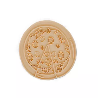 Dexypaws Pup-peroni Pizza Enrichment Lick Mat, Dog Slow Feeder - Image 1