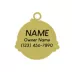 Two Tails Pet Company 'Peace, Love, and Belly Rubs' Pet ID Tag image thumbnail 2