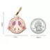 Two Tails Pet Company 'Peace, Love, and Belly Rubs' Pet ID Tag image thumbnail 3