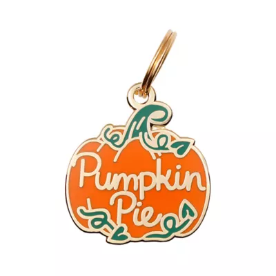 Product Two Tails Pet Company Pumpkin Pie Pet ID Tag