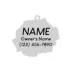 Two Tails Pet Company Rose Pet ID Tag image thumbnail 3