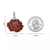 Two Tails Pet Company Rose Pet ID Tag image thumbnail 4