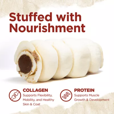 Product Natural Farms Stuffed Cheek Roll Bully Flavor 1 Count 7.7 OZ