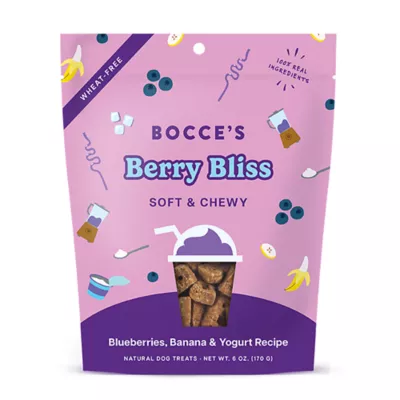 Product Bocce's Berry Bliss Soft and Chewy Dog Treats 6 OZ