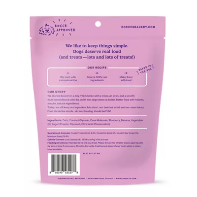 Product Bocce's Berry Bliss Soft and Chewy Dog Treats 6 OZ