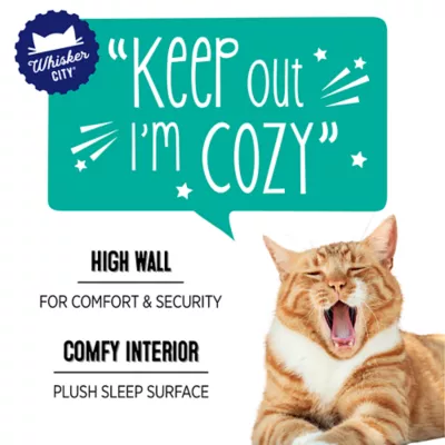 Product  Whisker City® High Wall Cuddler Cat Bed