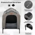 TRIXIE 2-in-1 Elevated Portable Dog House/Cot & Tent for Dogs image thumbnail 5