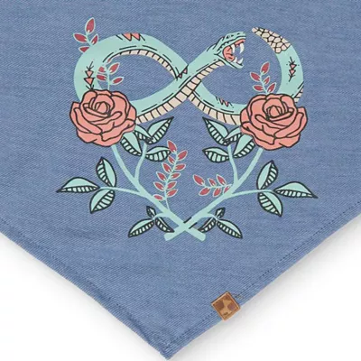 Product Hotal Doggy Dog Bandana - Infinity Love & Roses