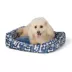 Top Paw® Bone and Paw Print Cuddler Dog Bed image thumbnail 1