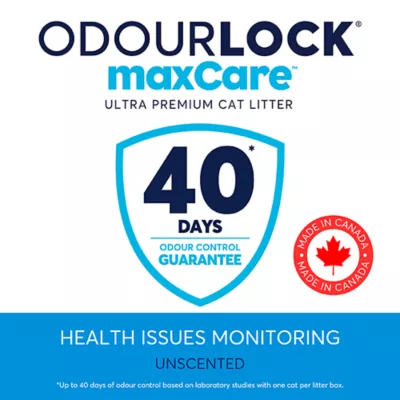 Product OdourLock Cat Litter Ultra Premium Health Monitoring - OdourLock maxCare 12KG Bag