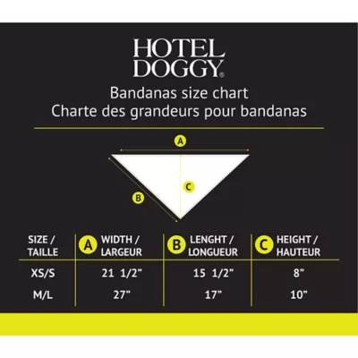 Product Hotel Doggy Dog Bandana - Born To Be Wild