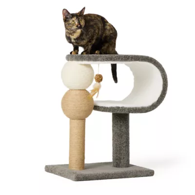 Product Whisker City® Curved Scratcher & Perch