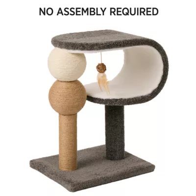 Product Whisker City® Curved Scratcher & Perch