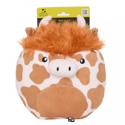 Product Hotel Doggy Dog Toy Brown Cow O/S