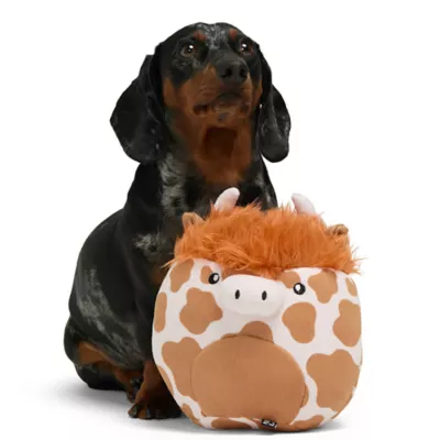 Product Hotel Doggy Dog Toy Brown Cow O/S