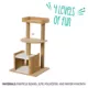 Product Whisker City® Jute and Multi Level Tower