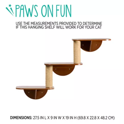 Product Whisker City® Triple Level Wall Mounted Cat Perch