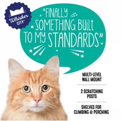 Product Whisker City® Triple Level Wall Mounted Cat Perch