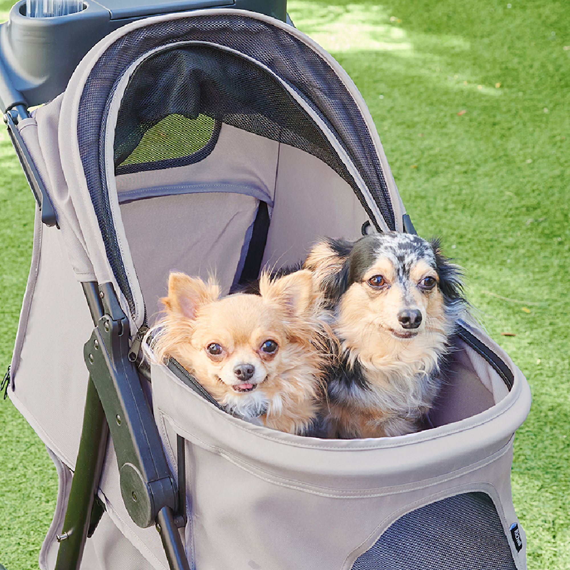 Richell® Jogging Pet Stroller - Dog & Cat Travel Stroller - thumbnail 4