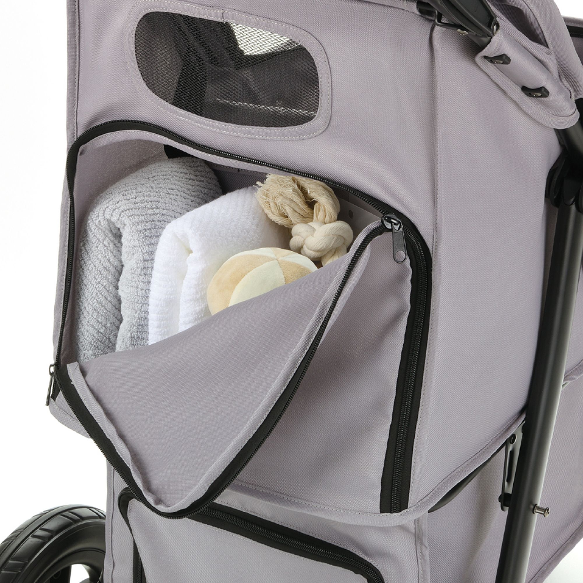 Richell® Jogging Pet Stroller - Dog & Cat Travel Stroller - thumbnail 5