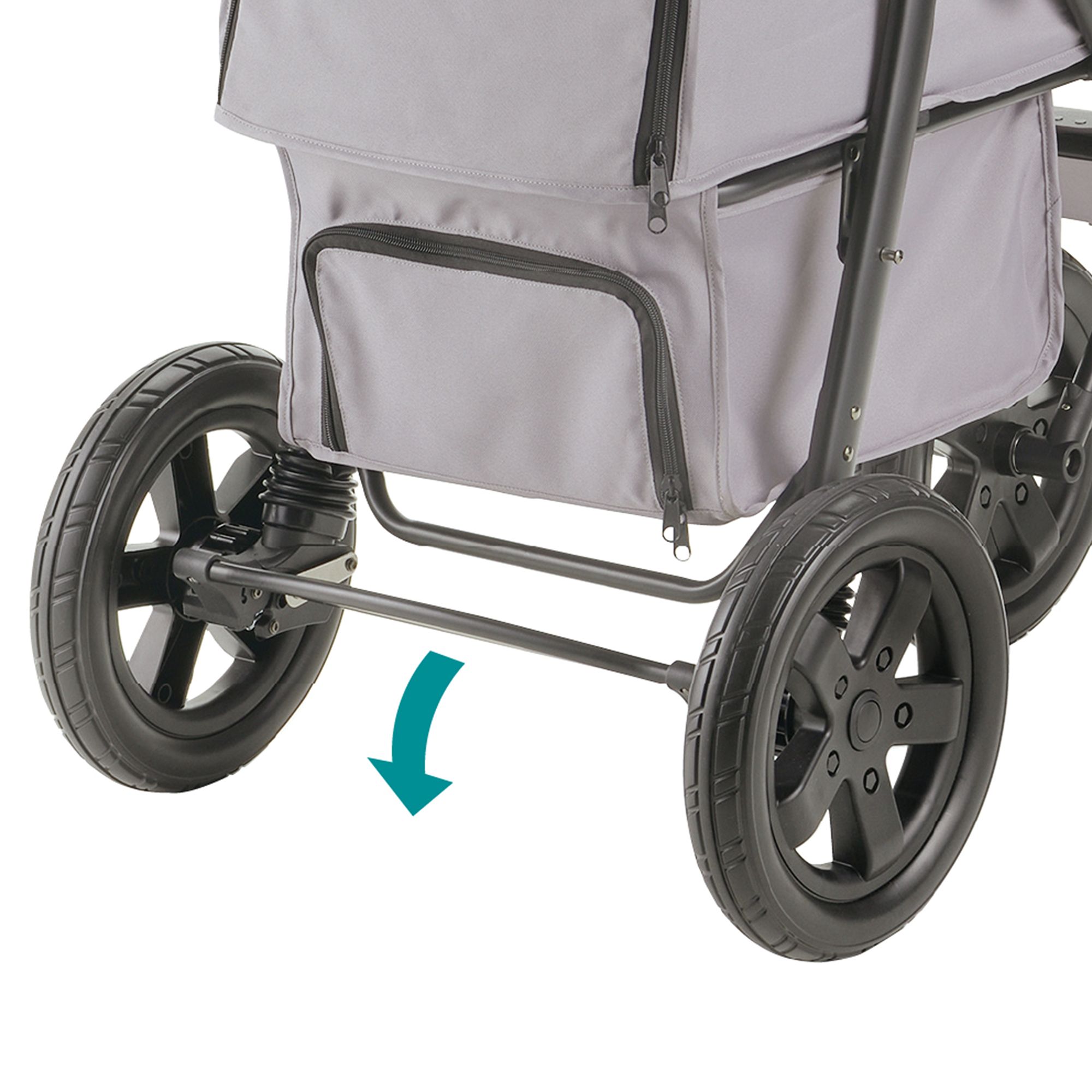 Richell® Jogging Pet Stroller - Dog & Cat Travel Stroller - thumbnail 6