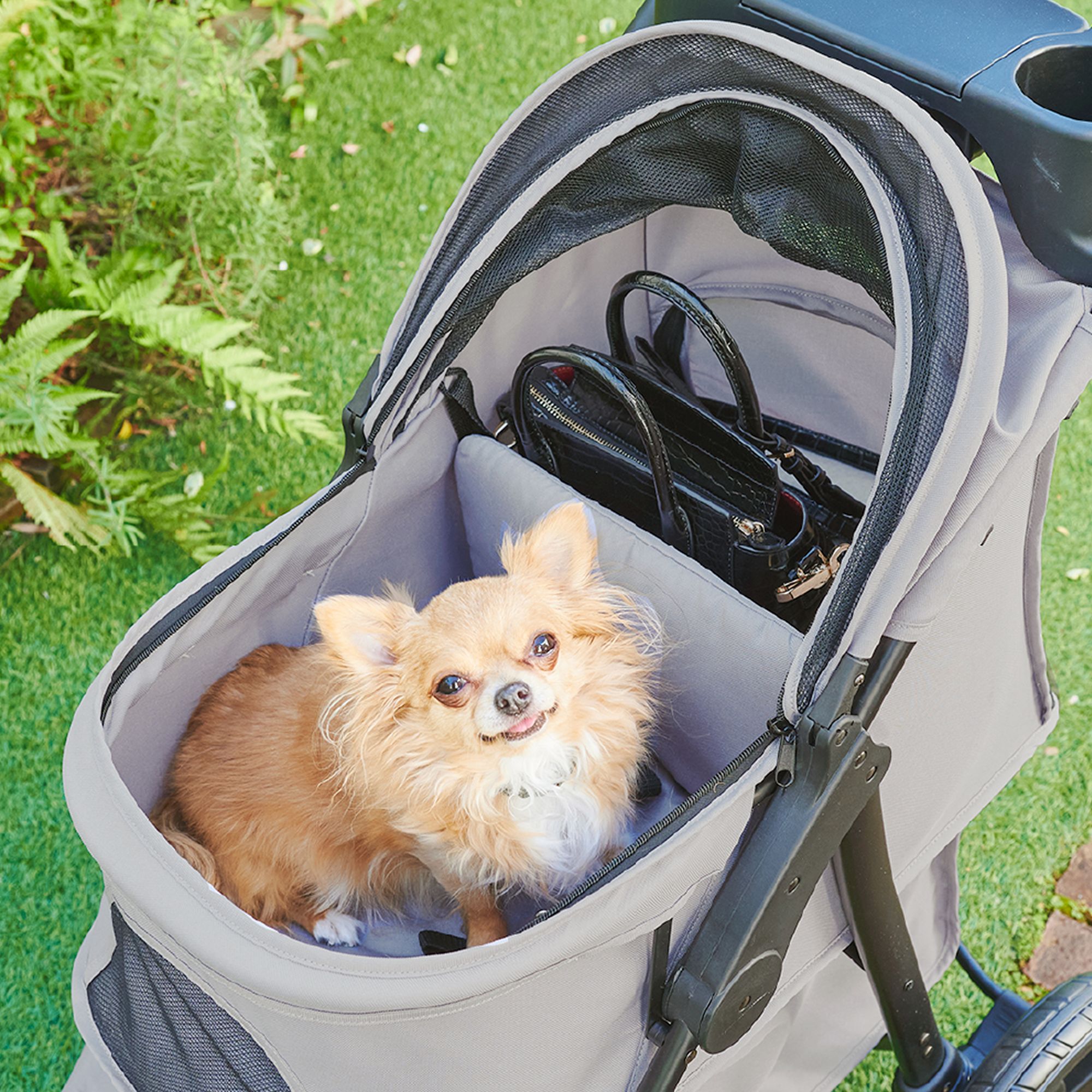 Richell® Jogging Pet Stroller - Dog & Cat Travel Stroller - thumbnail 8