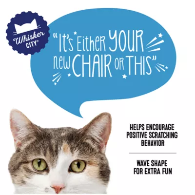 Product Whisker City® Wavy Cat Scratcher