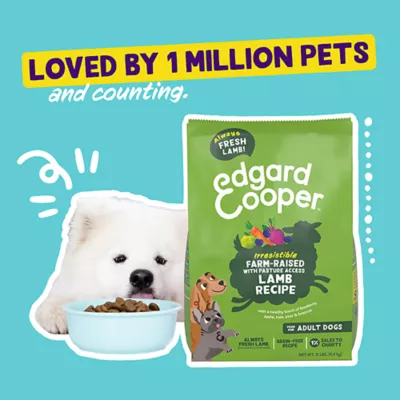 Product Edgard & Cooper Irresistible Grass-Fed Lamb Adult Dry Dog Food - Grain Free