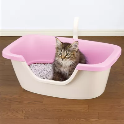 Product Richell PAW TRAX Adjustable 2-Level Litter Box