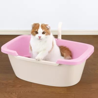 Product Richell PAW TRAX Adjustable 2-Level Litter Box