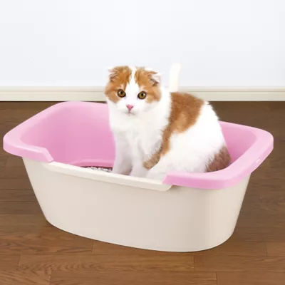 Product Richell PAW TRAX Adjustable 2-Level Litter Box