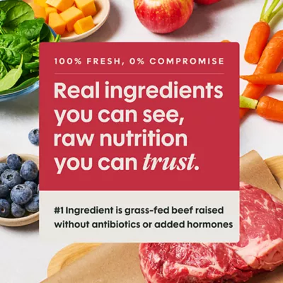 Product Instinct® FreshRaw Meals Adult Frozen Dog Food - Grass-Fed Beef