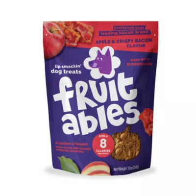 Fruitables Baked All Life Stages Dog Treats - Apple & Bacon - Image 1