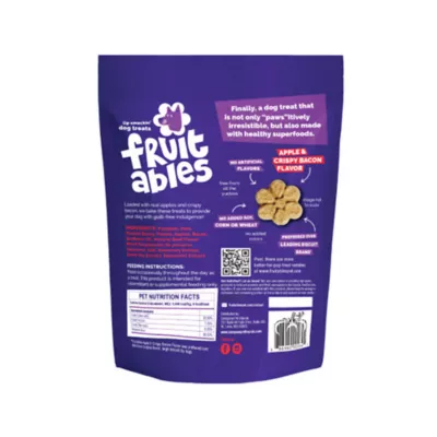 Fruitables Baked All Life Stages Dog Treats - Apple & Bacon - Image 2