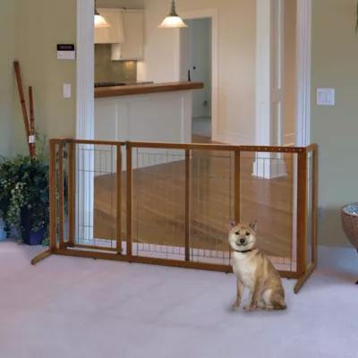 Product Richell® Freestanding Pet Gate w/Door