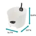 Richell® PAW TRAX High Wall Cat Litter Box image thumbnail 3