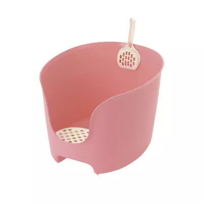 Richell® PAW TRAX High Wall Cat Litter Box - Image 1