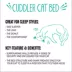 Whisker City® Cat Face Cuddler Bed image thumbnail 5