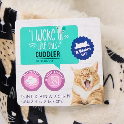 Product Whisker City® Cat Face Cuddler Bed