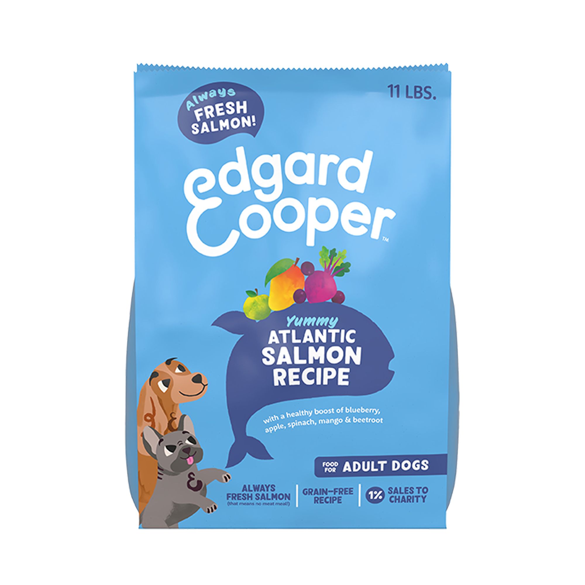 Edgard & Cooper Grain Free Adult Dry Dog Food - Salmon