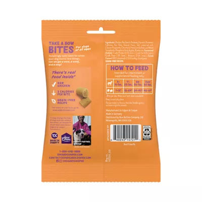 Product Edgard & Cooper Small Bites All Life Stages Dog Treats - Grain Free, Chicken