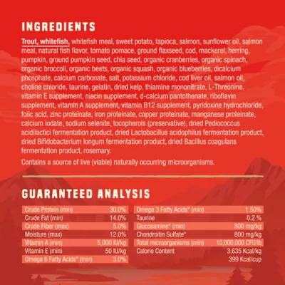 Product Stella & Chewy's Wild Red Raw Coated All Life Stages Dry Dog Food - Grain & Legume Free, Ocean