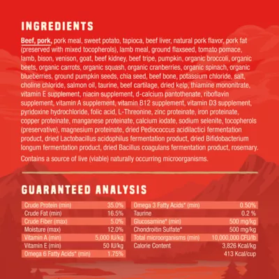 Product Stella & Chewy's Wild Red Raw Coated All Life Stages Dry Dog Food - Grain & Legume Free, Red Meat