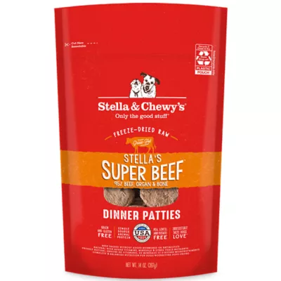 Product Stella & Chewy's Freeze-Dried Raw Dinner Patties All Life Stages Dry Dog Food - Super Beef